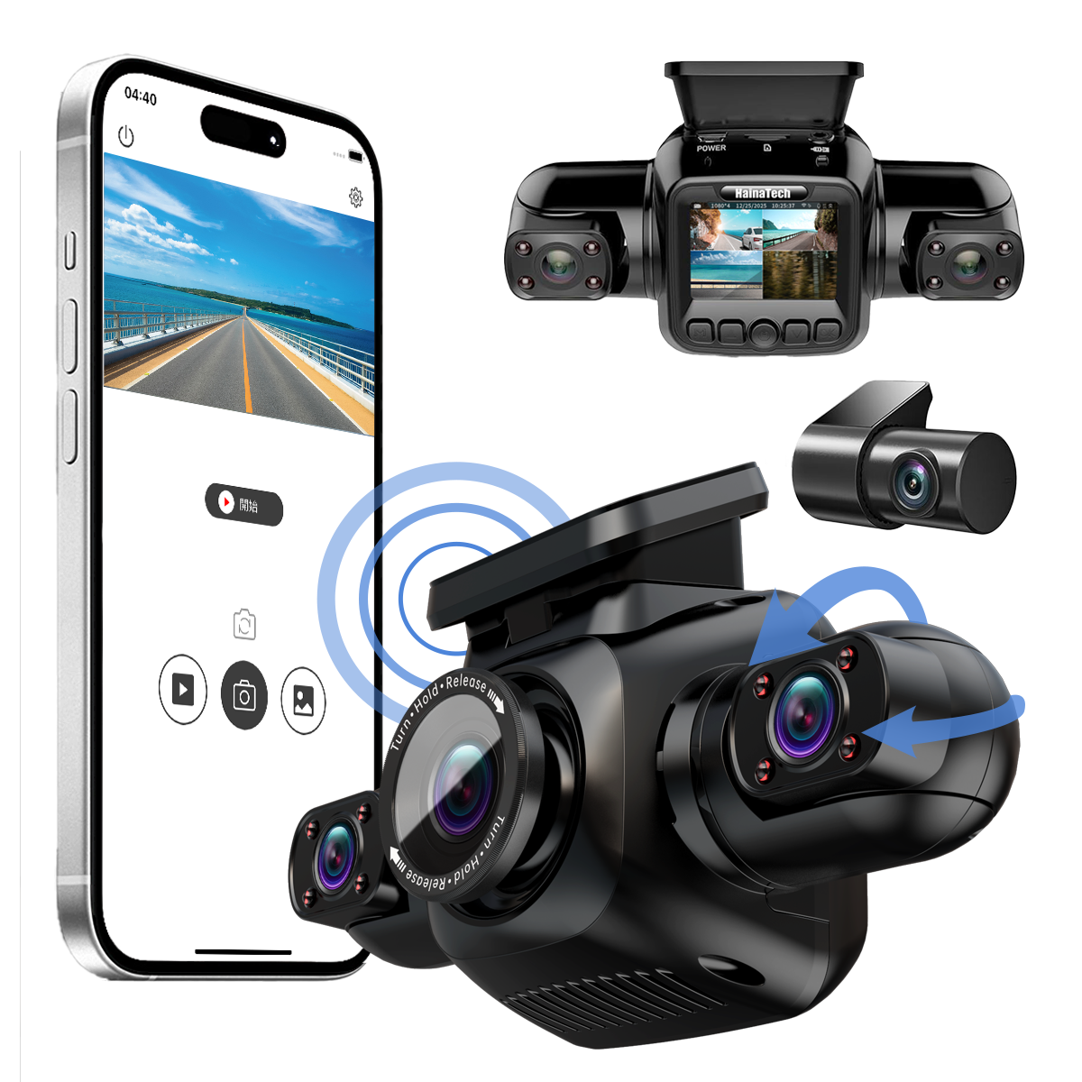 4-Channel DashCam D80