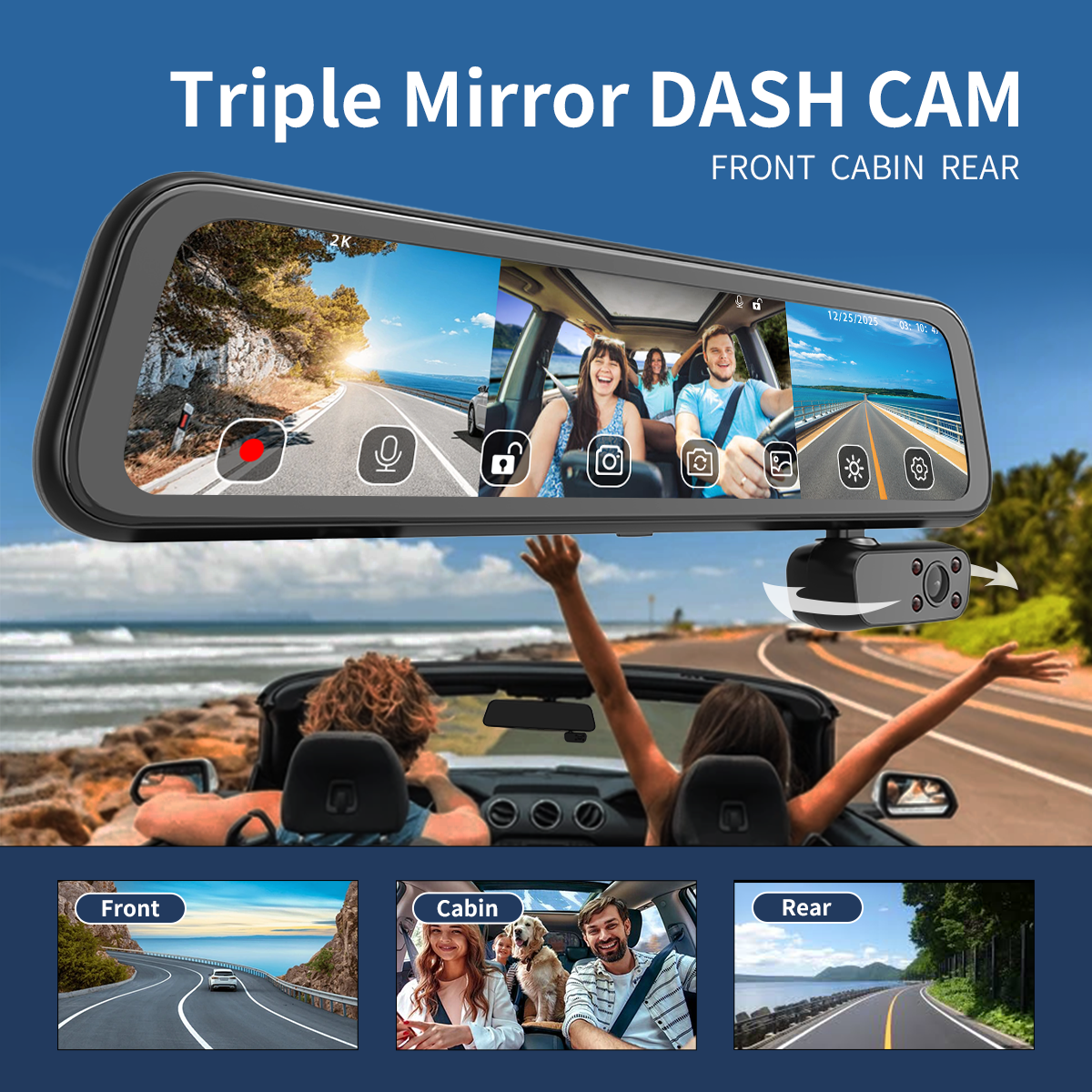 Touch Screen Dashcam J30